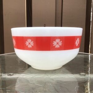 Vintage MCM Federal Glass Heat Proof Mixing Bowl
